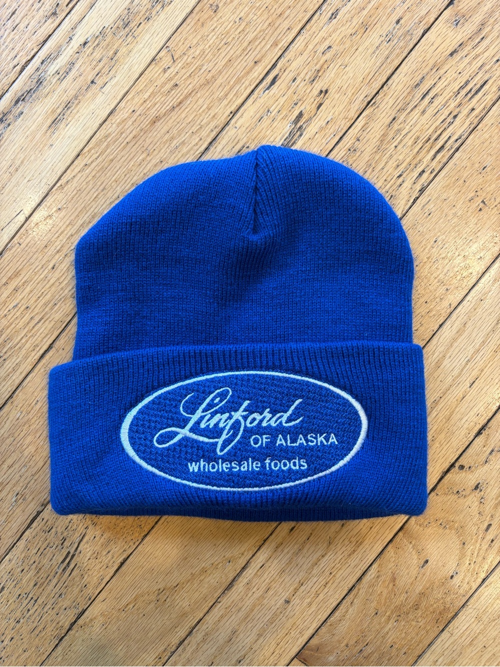 Linford of Alaska Royal Blue Knit Beanie
